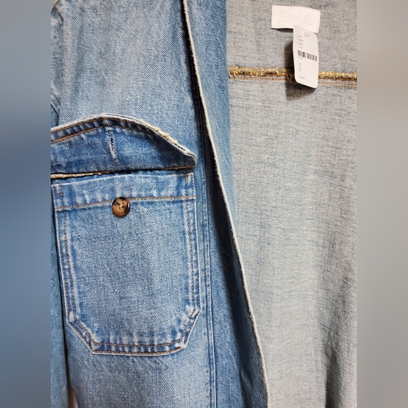 Free People x Boyish Denim Kimono Jacket Dress/Small - Picture 8 of 16